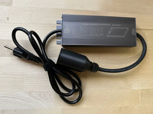 Unique Componentry -- 12V-DC STARLINK Inline 110v AC Power Adapter